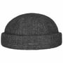 Vangordon Linen-Mix Docker Hat by Stetson anthracite-mottled