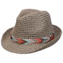 Medellin Crushable Straw Hat by Chillouts grey