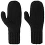 Mittens with Fleece Lining by Seeberger black