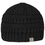 Knit Alpaca Beanie with Ponytail Hole by Lierys black