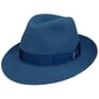 Alessandria Superior Fur Felt Hat by Borsalino blue-mottled