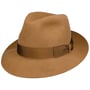 Alessandria Superior Fur Felt Hat by Borsalino camel