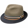 Licano Toyo Trilby Straw Hat by Stetson navy