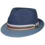 Licano Toyo Trilby Straw Hat by Stetson blue