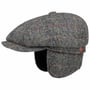 Seven Premium Harris Tweed Flat Cap by Mayser grey