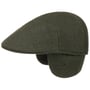 Flat Cap with Ear Flaps by Lodenhut Manufaktur olive