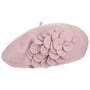 Agris Flower Wool Basque Beret by Lierys oldrose
