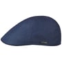 Texas Just Linen Flat Cap by Stetson blue