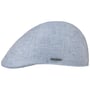Texas Just Linen Flat Cap by Stetson light blue
