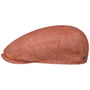 Just Linen Flat Cap by Stetson rust