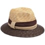 Karla Twotone Straw Hat by McBURN nature-brown