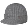 Cashmere Beanie with Peak by Lierys anthracite