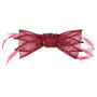 Alicia Hair Clip with Feathers by Seeberger red