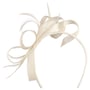 Alicia Fascinator by Seeberger cream white