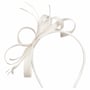 Alicia Fascinator by Seeberger white