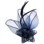 Roses Fascinator with Clip by McBURN navy