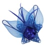 Roses Fascinator with Clip by McBURN blue