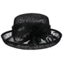 Galima Sinamay Hat with Feathers by McBURN black