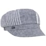 Blue Patchwork Newsboy Cap by Lipodo blue