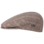 Devron Plaid Flat Cap by Lipodo beige
