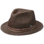 Janston Twotone Straw Hat by Lipodo brown-black