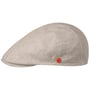 Sidney Linen Flat Cap by Mayser beige