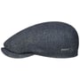 Taleco Wool Flat Cap with Linen by Stetson blue-grey