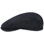 Goat Suede Flat Cap by Stetson navy