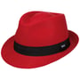 Jaston Trilby Panama Hat by Lipodo red