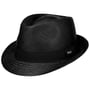 Jaston Trilby Panama Hat by Lipodo black
