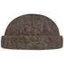 Lavoy Herringbone Wool Docker Hat by Stetson dark beige
