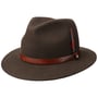 Manton Traveller Wool Felt Hat by Stetson brown
