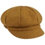 Shetland Wool Newsboy Cap by Lierys mustard