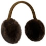 One Colour Faux Fur Ear Warmers by McBURN brown