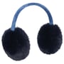 One Colour Faux Fur Ear Warmers by McBURN navy