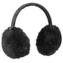 One Colour Faux Fur Ear Warmers by McBURN black