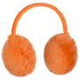 One Colour Faux Fur Ear Warmers by McBURN orange