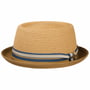 Licano Toyo Pork Pie Straw Hat by Stetson brown