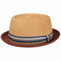 Licano Toyo Pork Pie Straw Hat by Stetson nature-red
