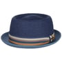 Licano Toyo Pork Pie Straw Hat by Stetson blue