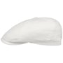Cotton Twill Flat Cap by Stetson white