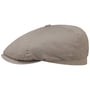 Cotton Twill Flat Cap by Stetson taupe