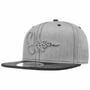 Lettering Flat Brim Cap by Stetson grey