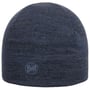 Midweight Melange Merino Wool Beanie Hat by BUFF blue-mottled