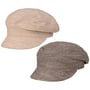 Reversible Summer Newsboy Cap by Lipodo brown-beige