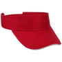 Classic Cotton Visor by Lipodo red