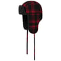 Country Check Lapeer Trapper Hat by Stetson black-red