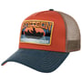 Canoe Trucker Cap by Stetson blue-red