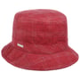 Check Bucket Women´s Hat by Seeberger dark red