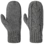 Tonella Mittens by Eisbär dark grey